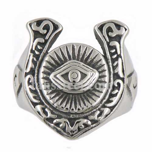 FSR12W76  sunshine triangle all seeing eye  Ring